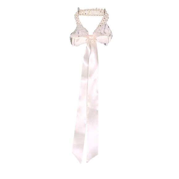 BLACK FRIDAY SALE - Ivory Lace TuTu Dress w/ Matching Headband NWT Size 2T - 3T - Picture 7 of 16